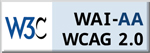 Blue WCAG 2.1 AA Badge